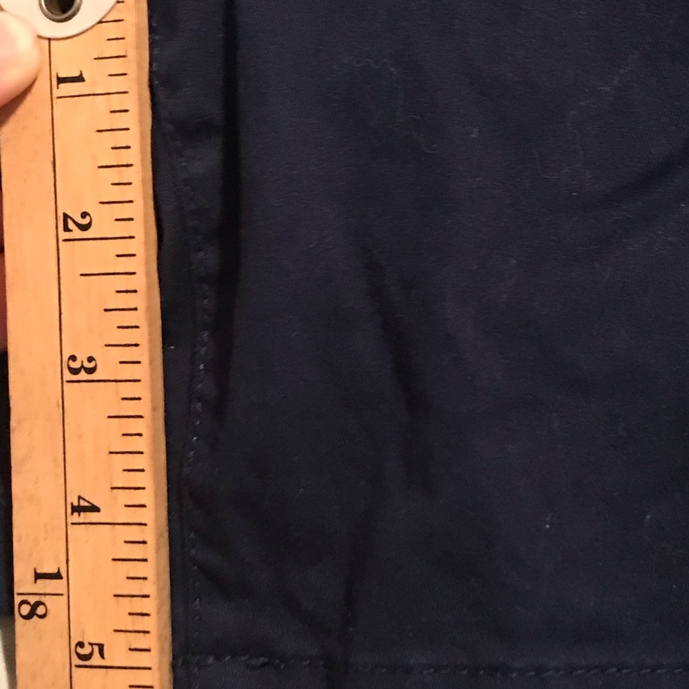 Navy short size 14